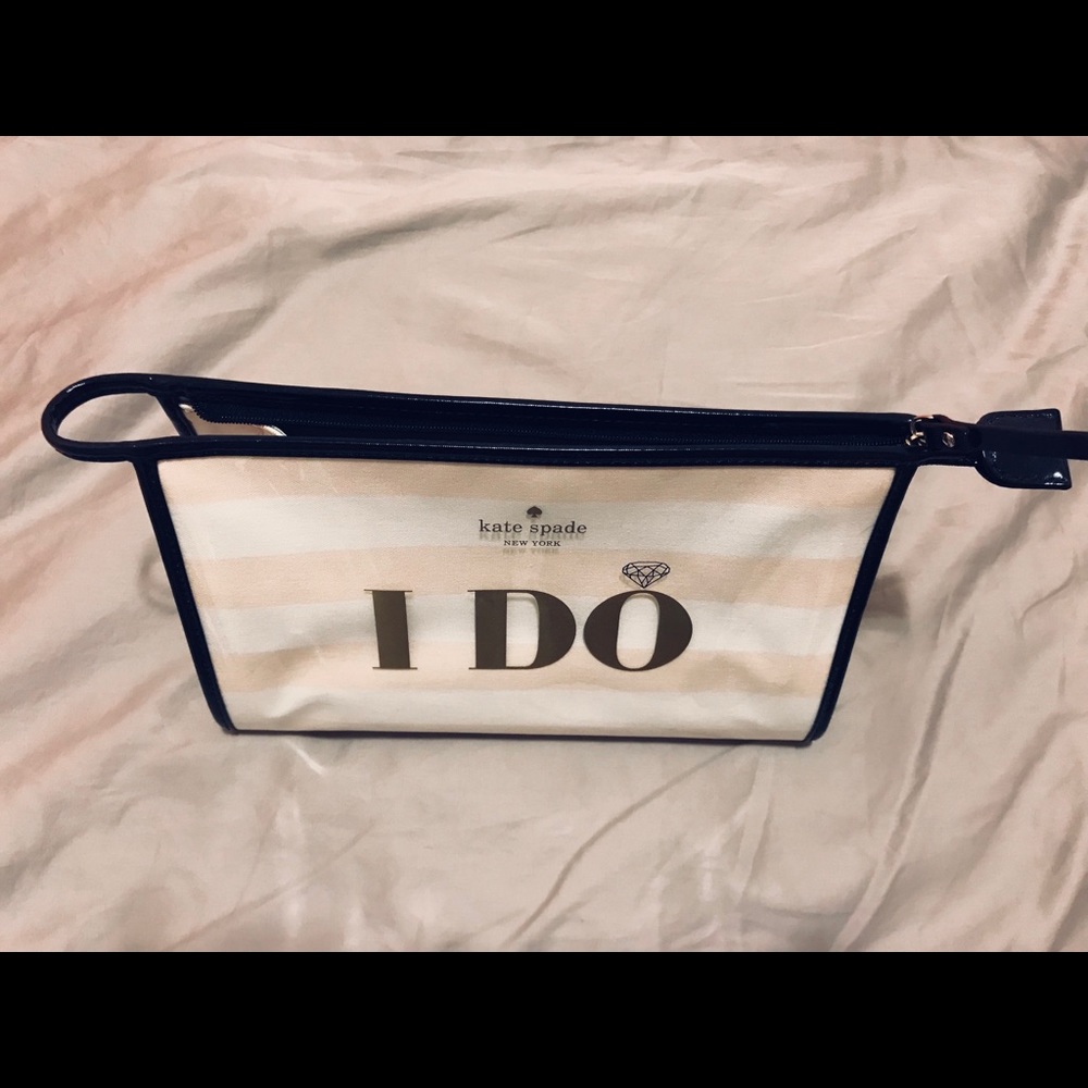 Kate Spade wedding belles I do I did makeup case
